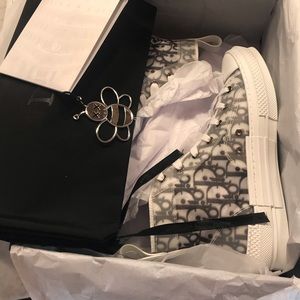 Dior high top sneakers new with tags.